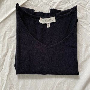 Escada Charcoal Sleeveless Sweater